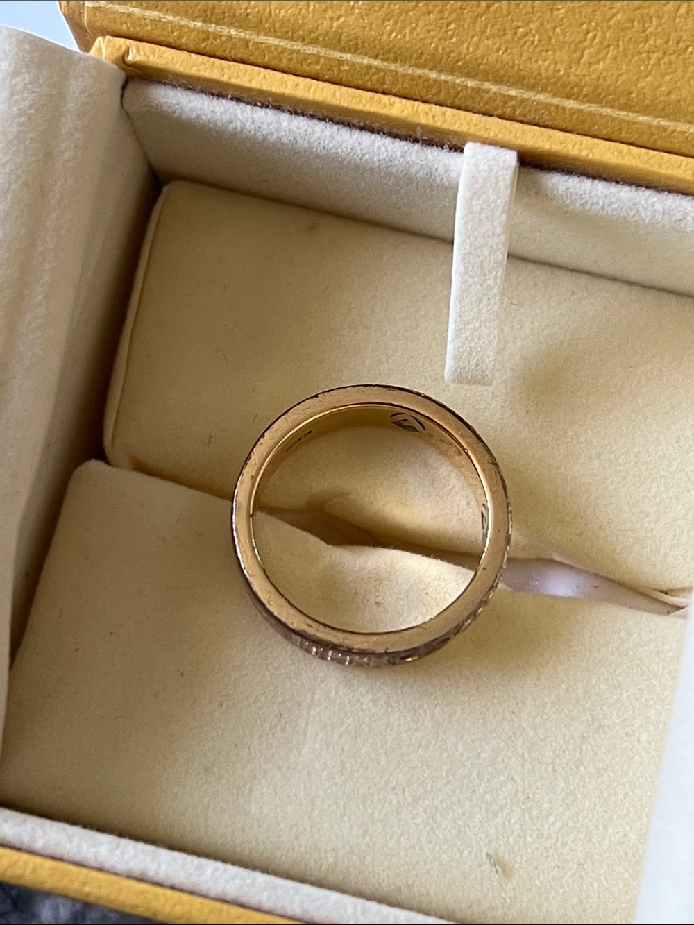 AUTH Fendi “F is Fendi” Fashion Ring SZ 8 - Picture 2 of 8